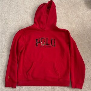 Polo by Ralph Plaid-Logo Fleece Hoodie-xl